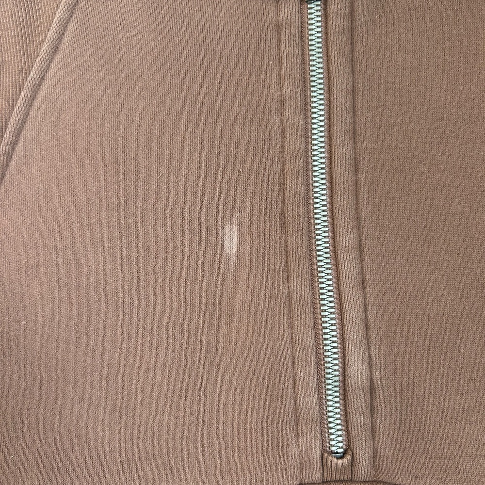 Scuba Oversized Half-Zip Hoodie Java - image 2